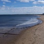 La plage de Old Orchard, vue du "pier"